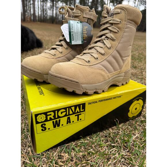 Original SWAT Classic 9” Side Zip Boots-NIB-Size 6.5 - Picture 3 of 14